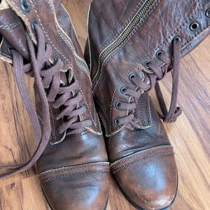 Steve Madden combat boots